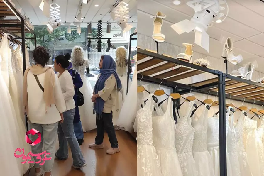خیابان میرداماد مرکز لباس عروس