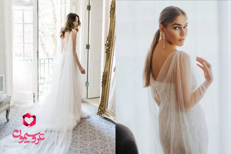 شنل لباس عروس؛ جدیدترین مدل‌های خاص + عکس